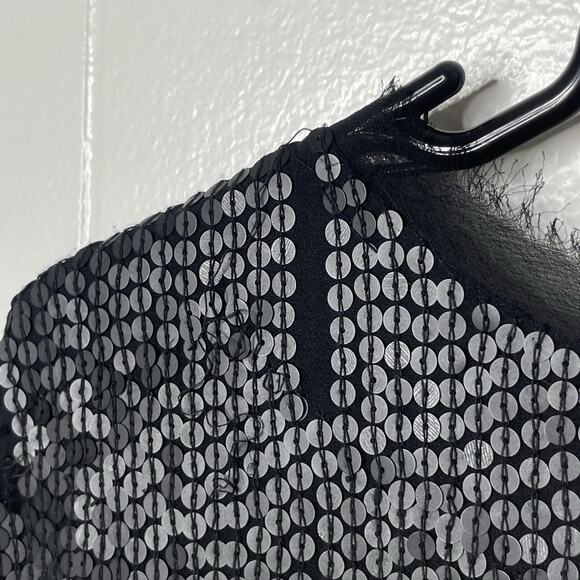 Haute Hippie Womens Cocktail Dress Silk All Over Sequin Size M Sheath Flapper - Picture 10 of 13